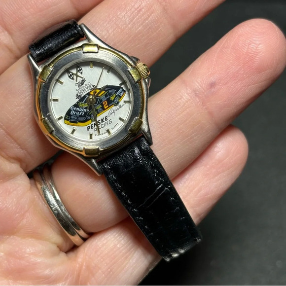 Nascar Ladies Watch #2 Rusty Wallace Racing Team Quartz Watch Working Rare - Picture 1 of 7